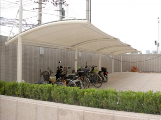 宝鸡市膜结构车棚张拉膜景观 - 价格